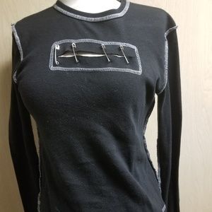 Black long sleeve tank
